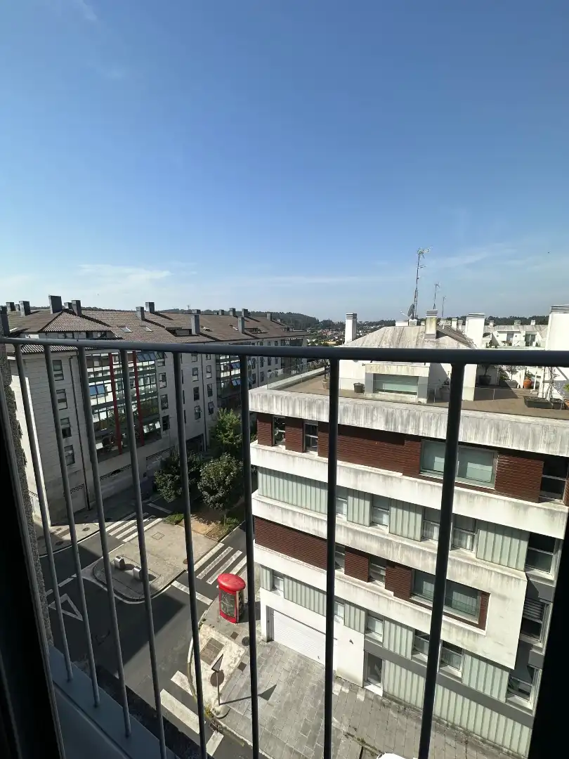 Terrasse von Wohnungen zur Miete in Santiago de Compostela  mit Heizung, Parkett und Abstellraum
