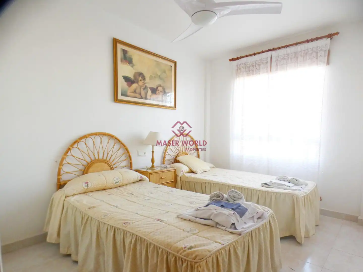 Bedroom of Flat for sale in Mazarrón  with Terrace, Furnished and Community pool