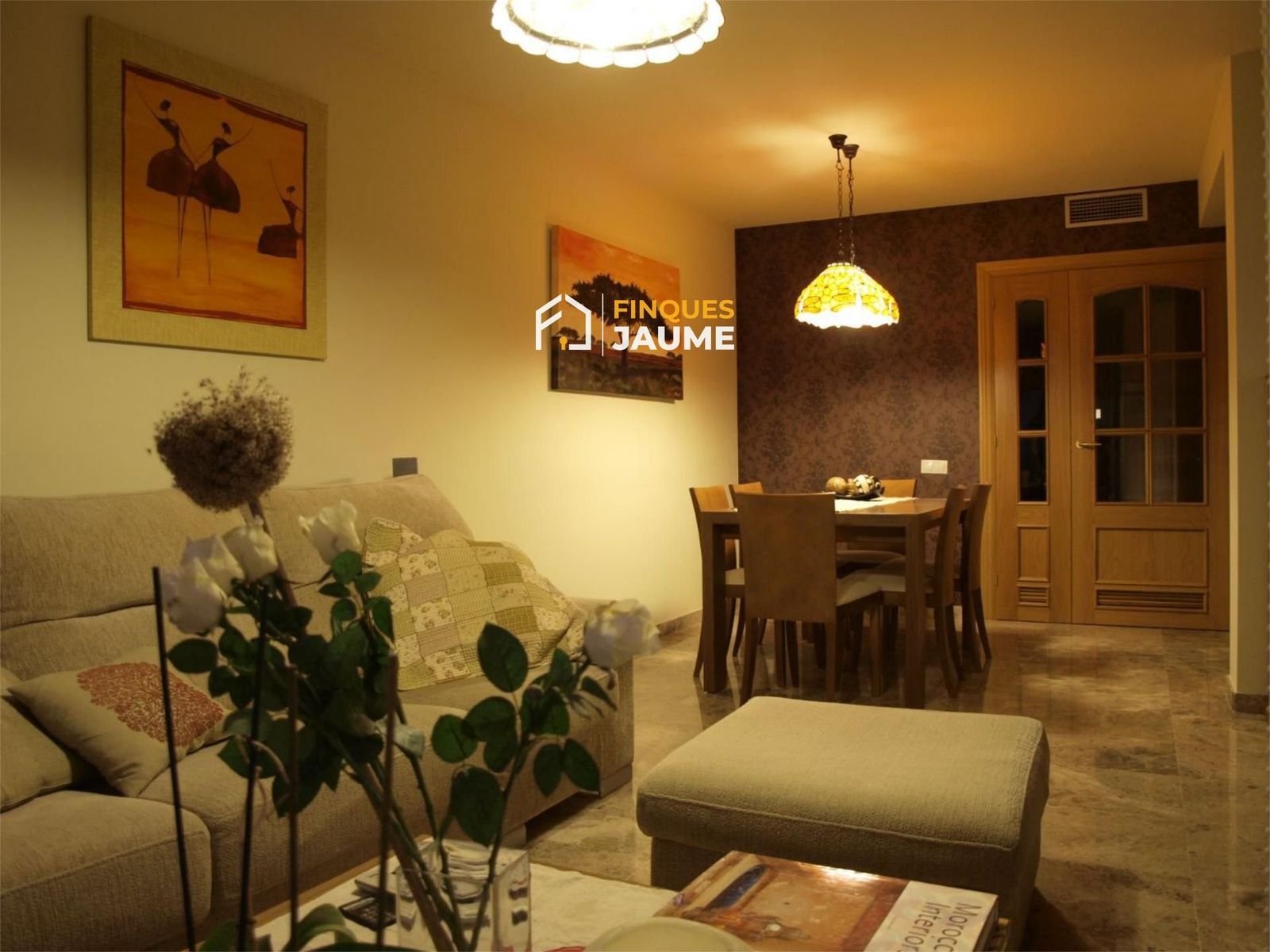 Dining room of Flat for sale in Alpicat  with Air Conditioner, Heating and Terrace