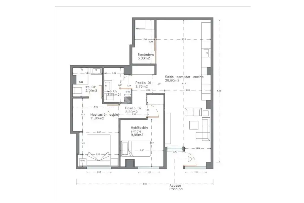 Flat for sale in Móstoles  with Air Conditioner and Heating