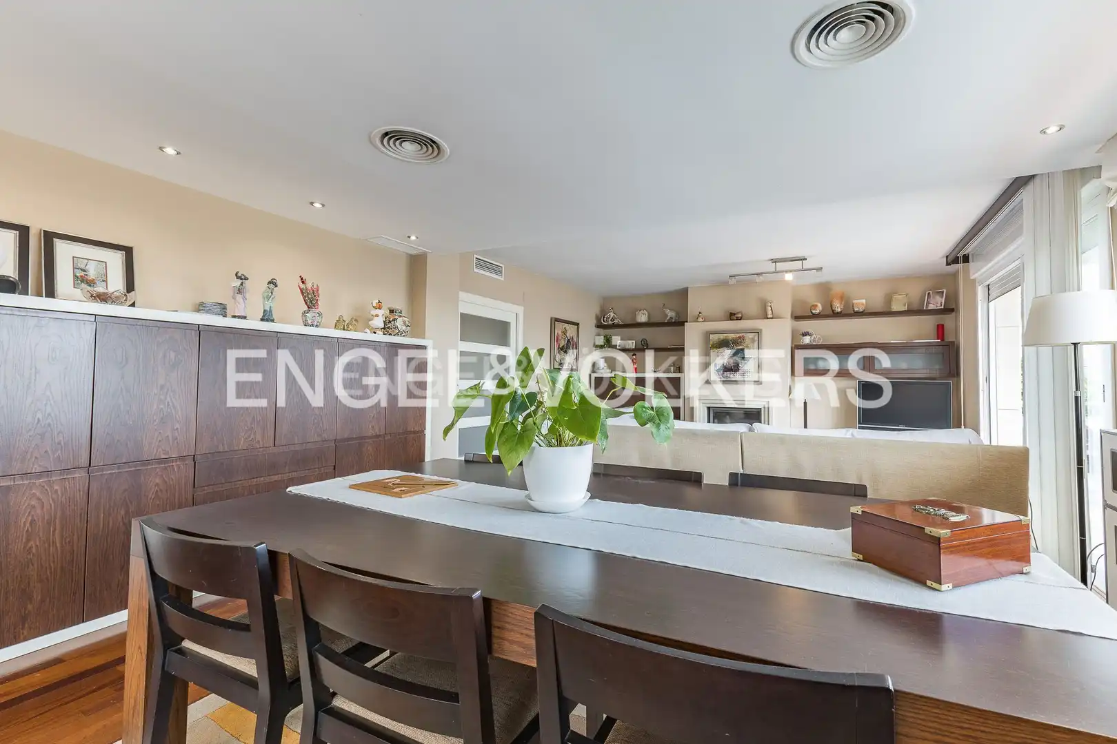 Dining room of Houses for sale in Sant Boi de Llobregat  with Air Conditioner, Heating and Private garden