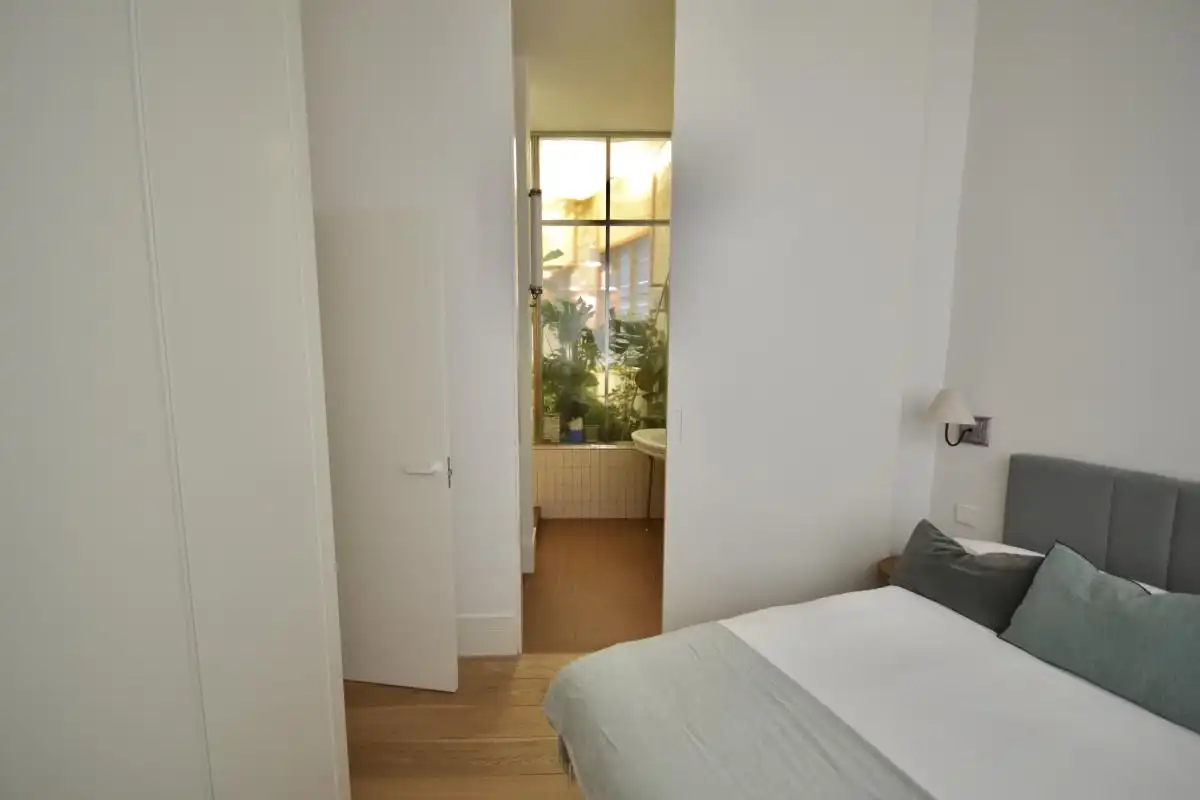 Schlafzimmer von Wohnung zum Verkauf in Madrid mit Klimaanlage, Heizung und Privatgarten