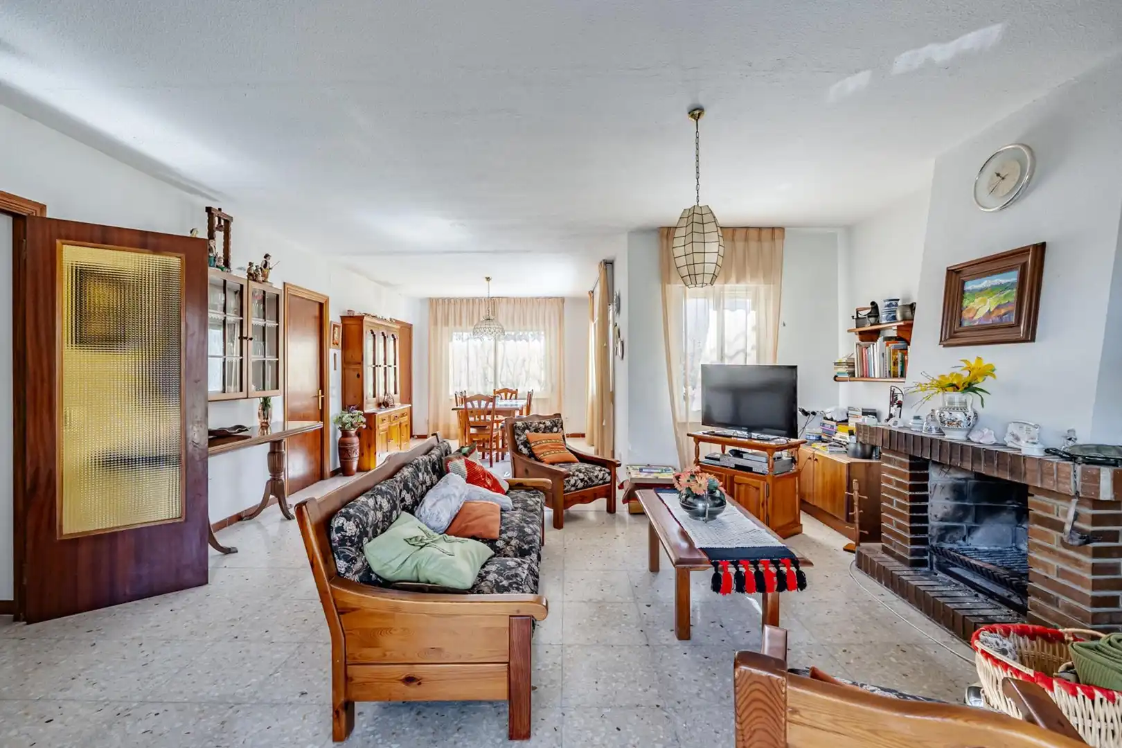 Sala de estar de Casa o chalet en venta en Tres Cantos con Calefacción, Jardín privado y Terraza