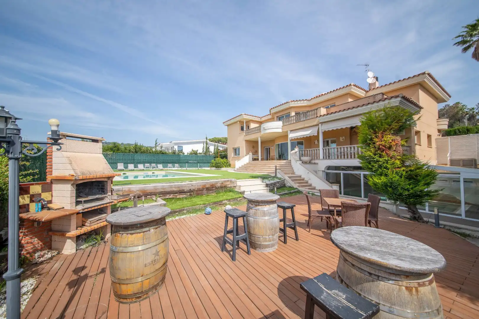 Terraza de Casa o chalet en venta en Alella con Aire acondicionado, Calefacción y Jardín privado
