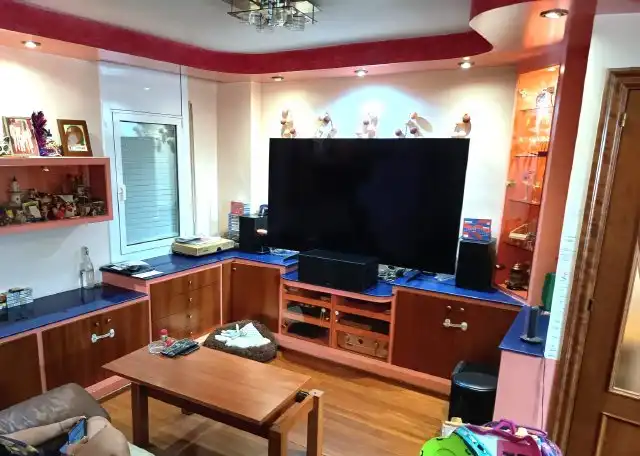 Sala de estar de Piso en venta en Esparreguera con Aire acondicionado, Calefacción y Parquet