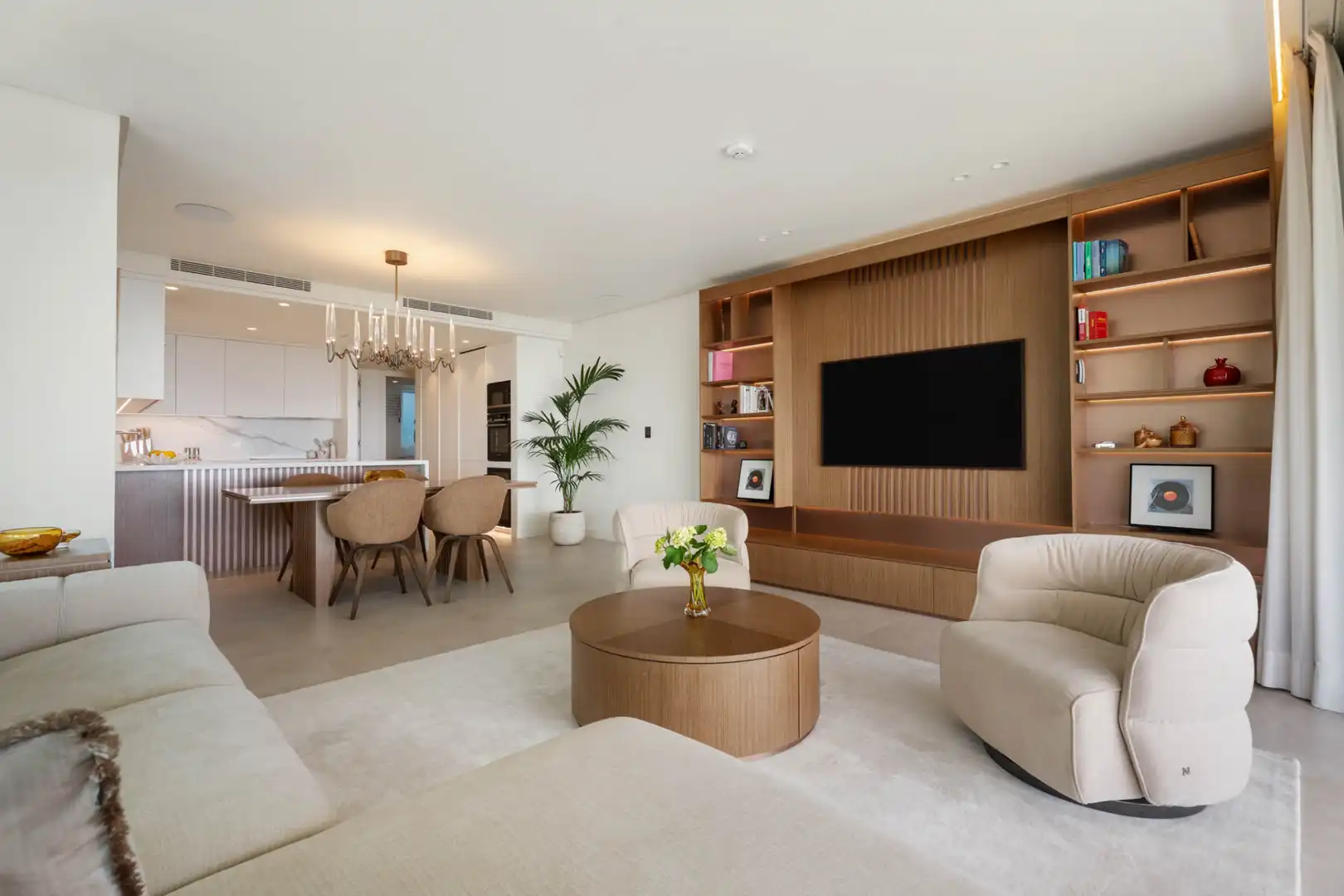 Sala de estar de Planta baja en venta en Ojén con Aire acondicionado, Jardín privado y Terraza