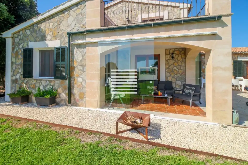 Terraza de Finca rústica en venta en Alcúdia con Aire acondicionado, Jardín privado y Terraza