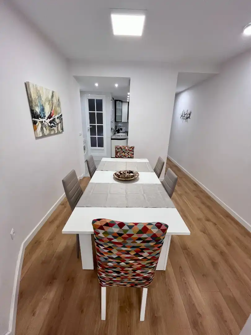 Esszimmer von Wohnung zur Miete in Valencia mit Klimaanlage, Heizung und Terrasse