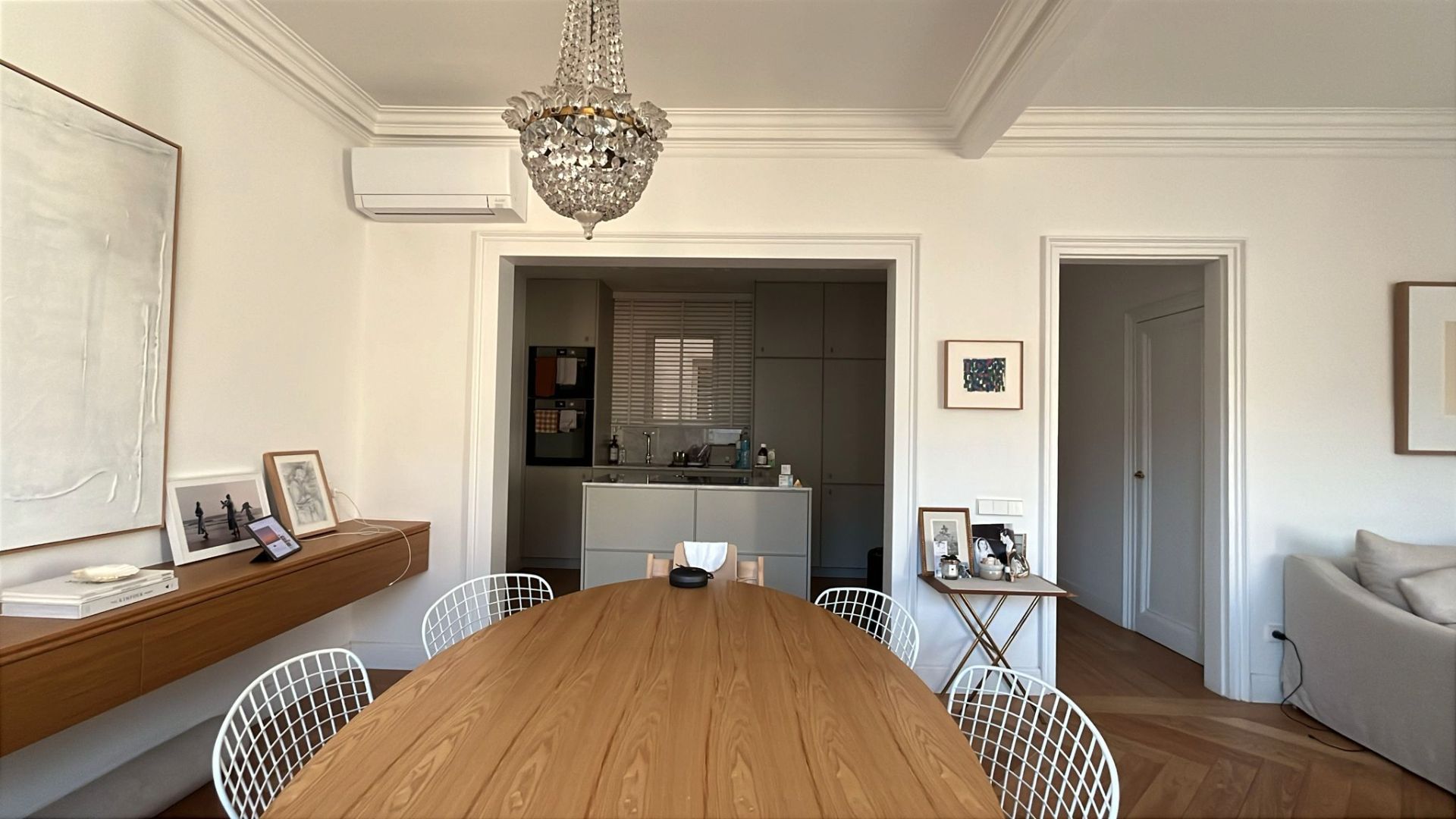 Menjador de Pis en venda en  Barcelona Capital amb Aire condicionat, Calefacció i Parquet