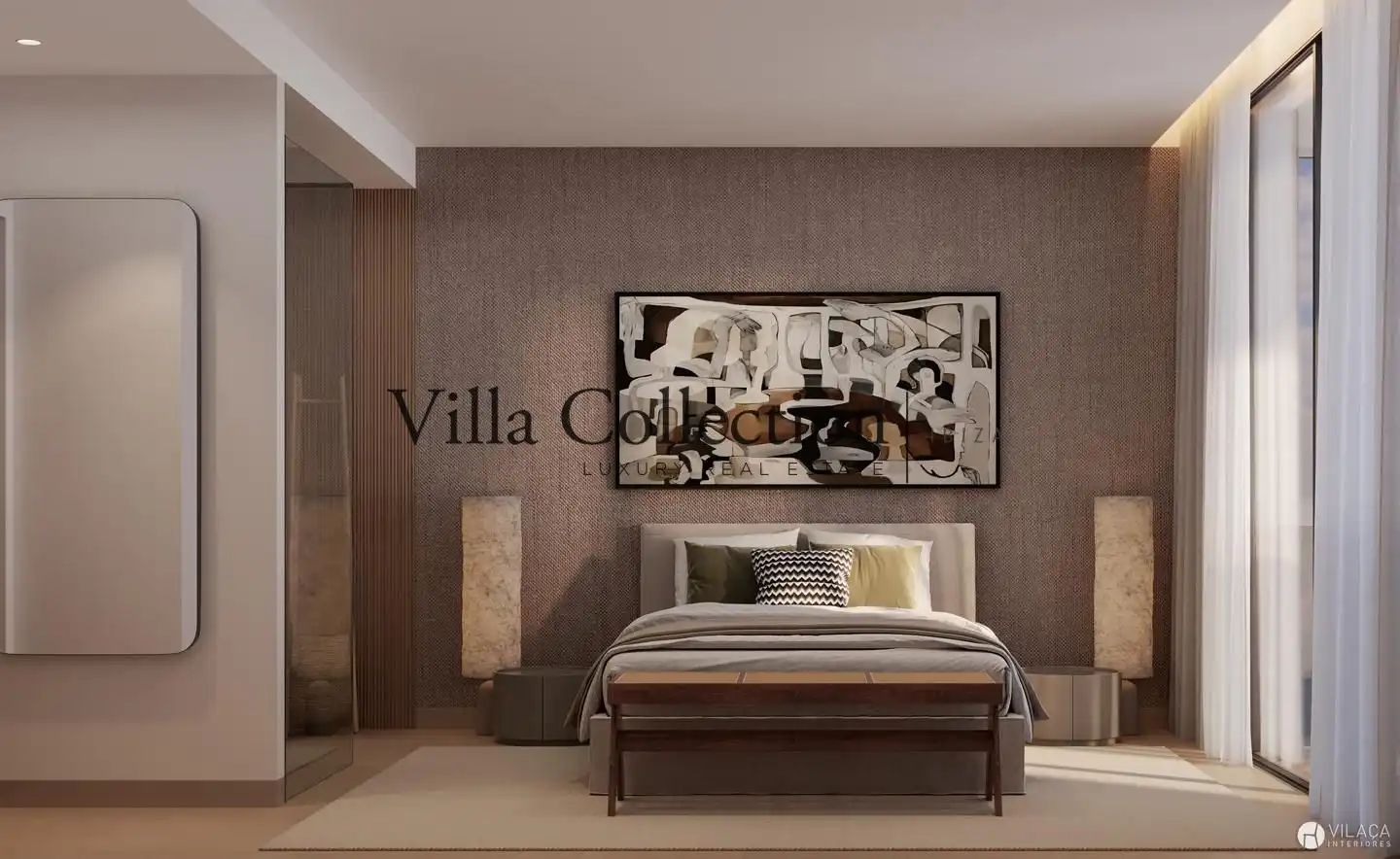 Bedroom of Houses for sale in Santa Eulària des Riu  with Air Conditioner, Heating and Terrace