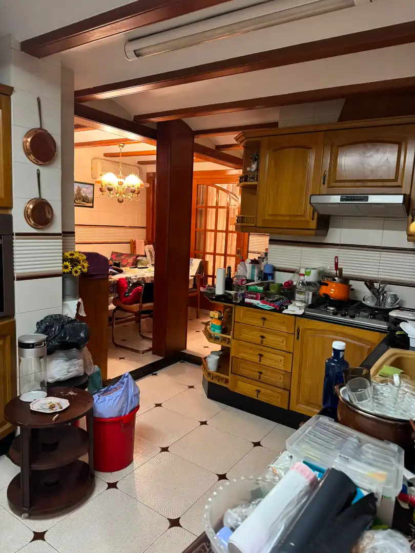 Kitchen of Flat for sale in Valencia  with Air Conditioner, Terrace and Balcony