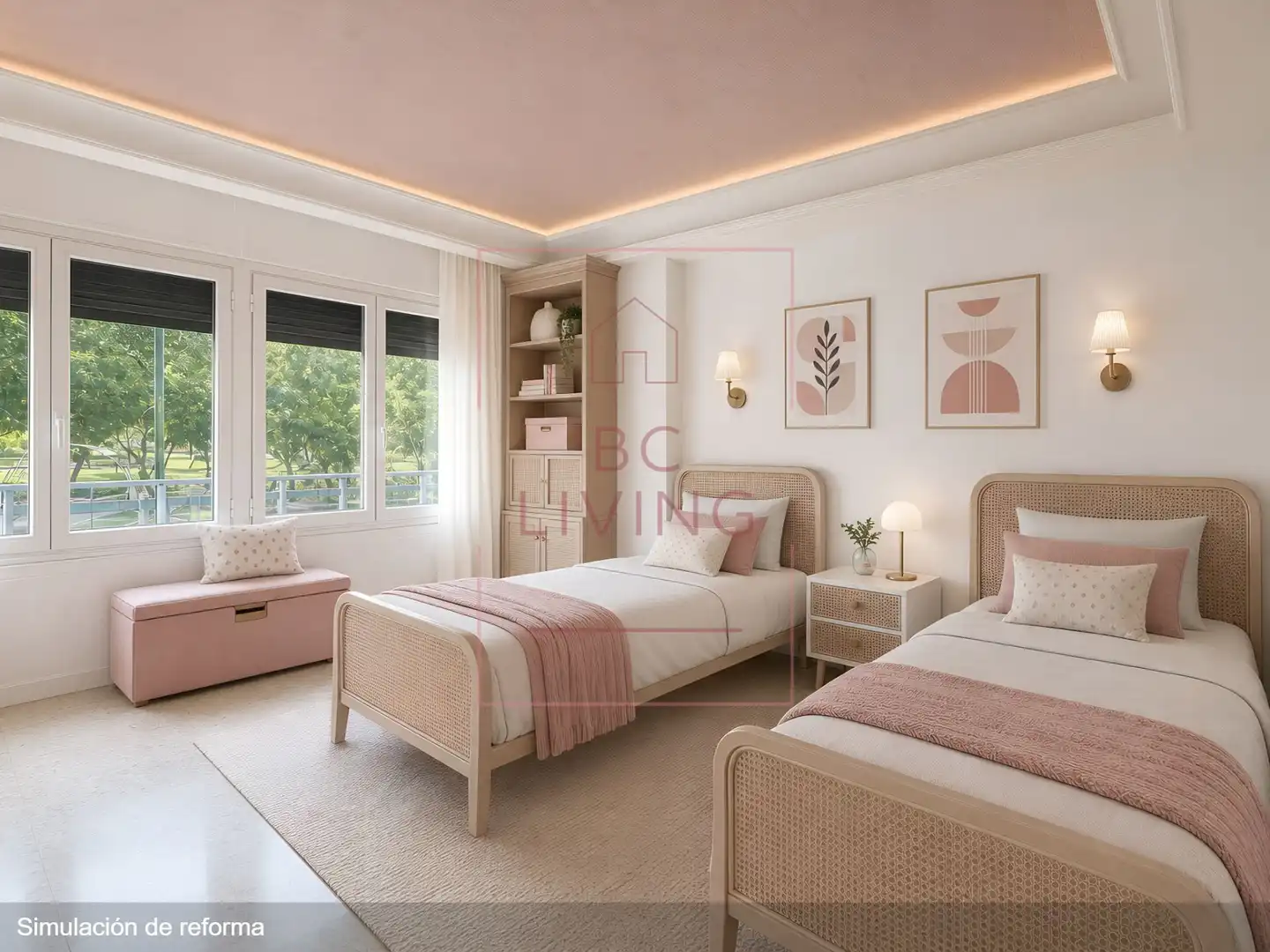 Bedroom of Flat for sale in Zaragoza  with Heating