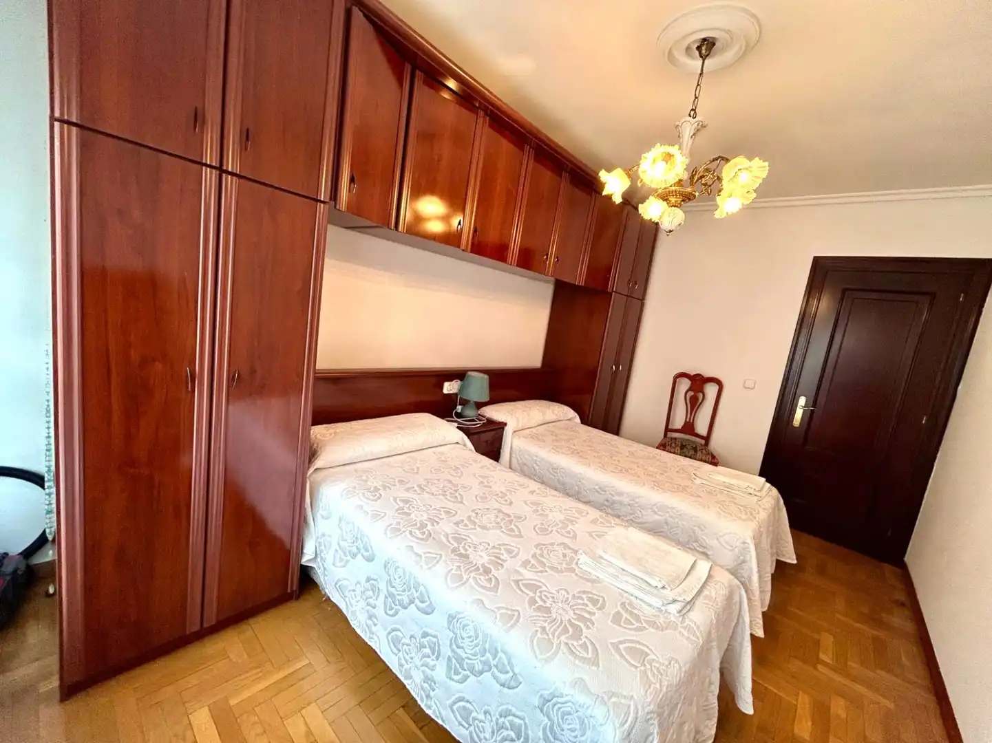 Bedroom of Flat for rent in Siero  with Heating, Parquet flooring and Terrace