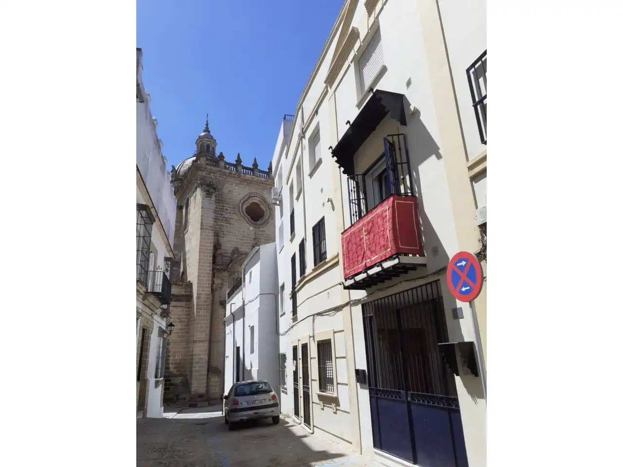 Exterior view of Flat for sale in Jerez de la Frontera  with Air Conditioner and Balcony