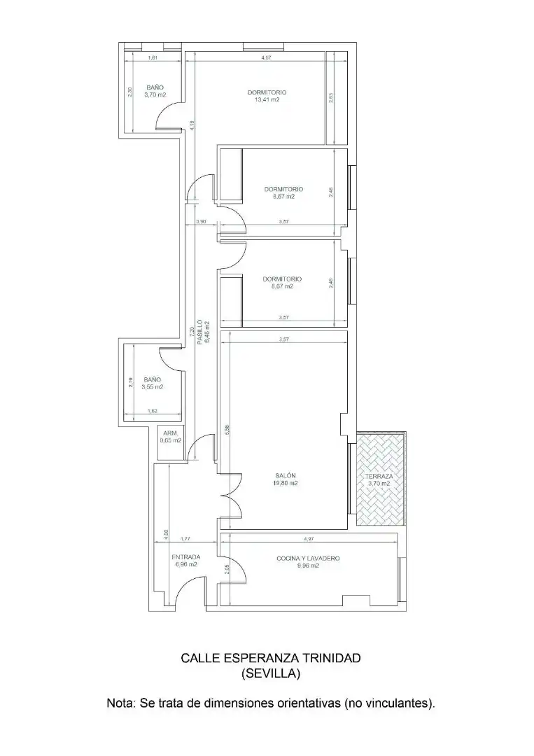 Flat for sale in Sevilla  with Furnished