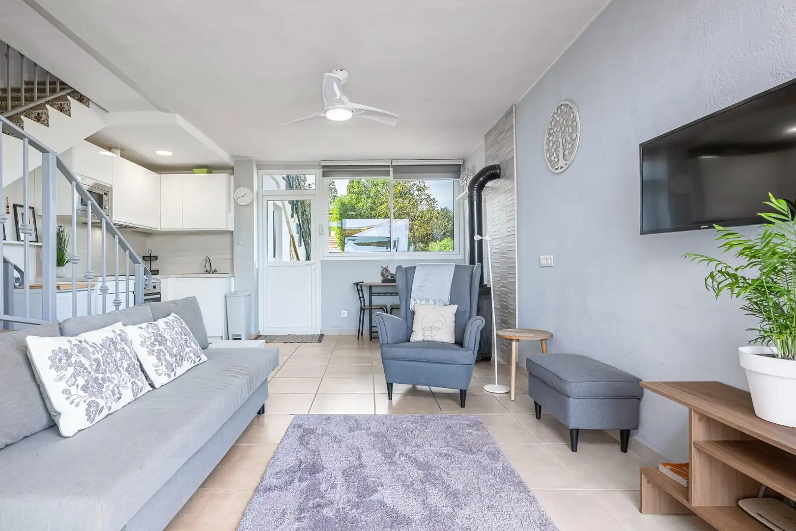 Sala d'estar de Casa o xalet en venda en Mijas amb Aire condicionat, Calefacció i Jardí privat