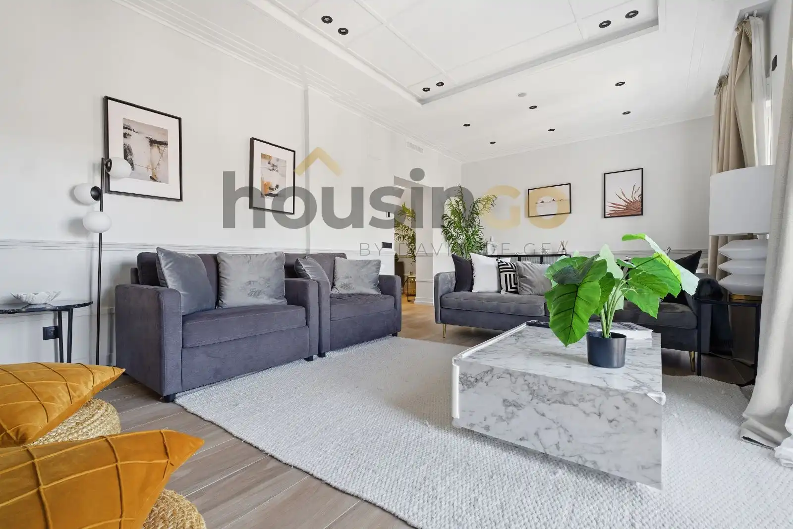 Sala de estar de Piso en venta en Madrid con Aire acondicionado, Calefacción y Parquet