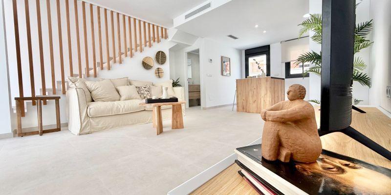 Living room of Single-family semi-detached for sale in Alicante / Alacant  with Terrace