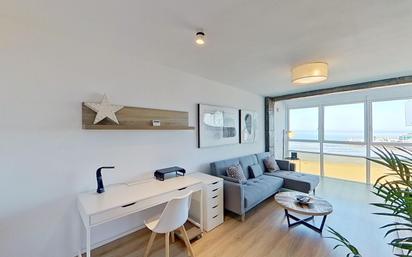 Living room of Flat for sale in Gijón   with Balcony