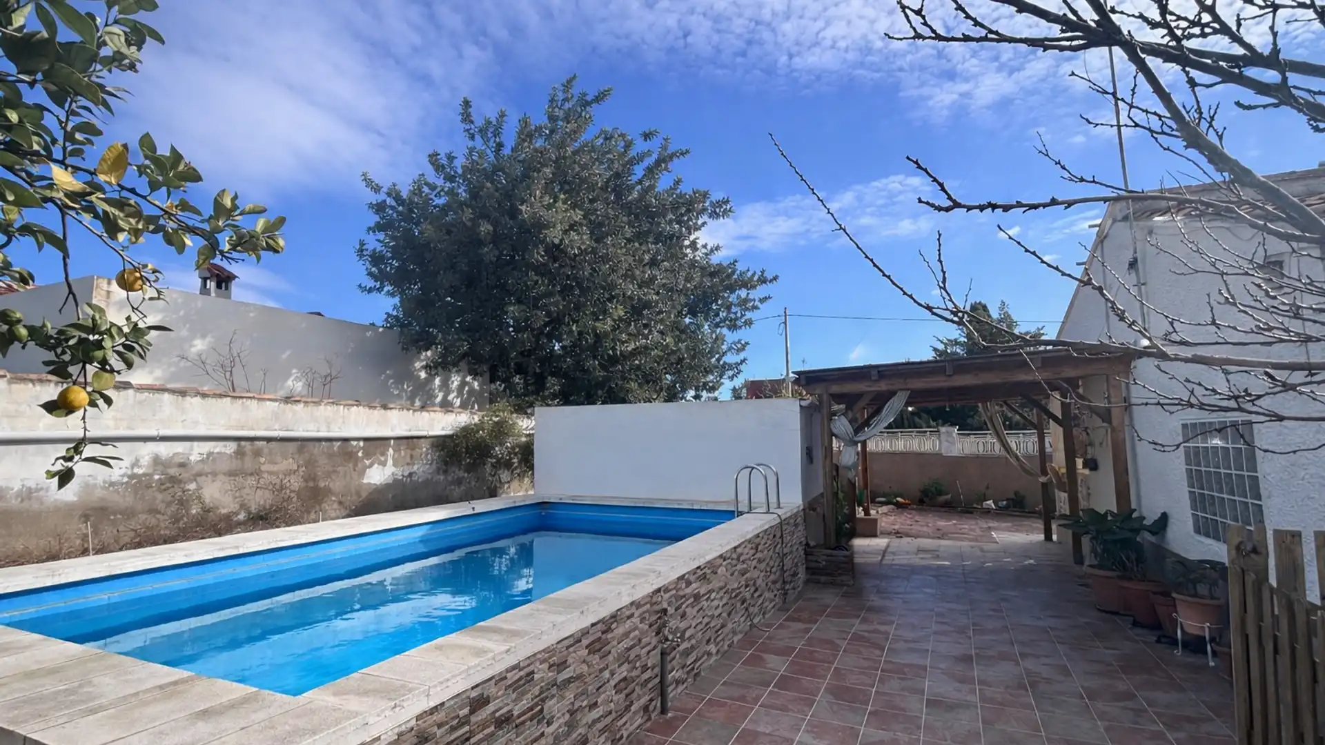 Piscina de Casa o chalet en venta en Pedralba con Jardín privado, Terraza y Piscina