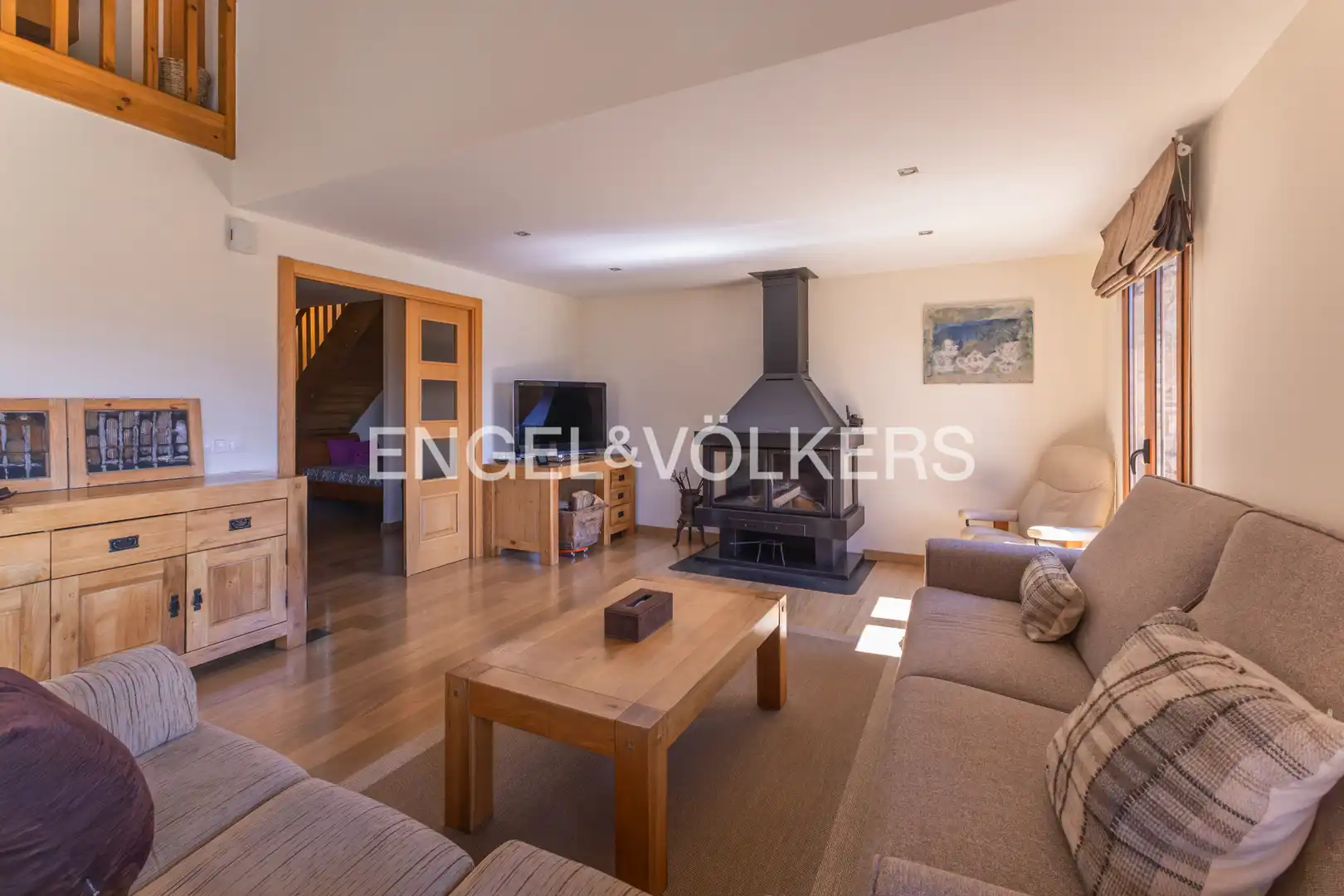 Sala de estar de Casa o chalet en venta en Estavar con Calefacción, Jardín privado y Parquet