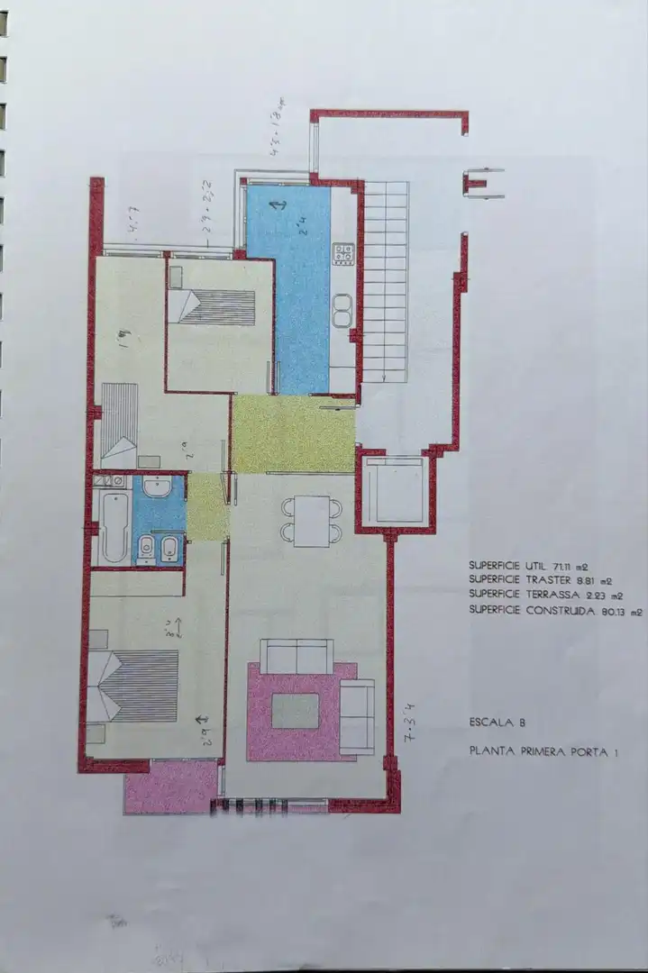 Wohnung mit Terrasse zum Verkauf in Calle del Coll, imagen 19