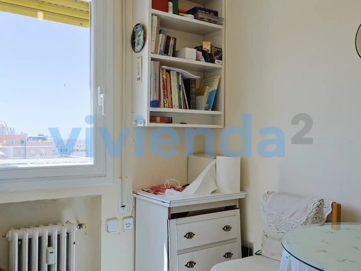 Schlafzimmer von Dachboden zum Verkauf in Madrid mit Klimaanlage, Heizung und Terrasse