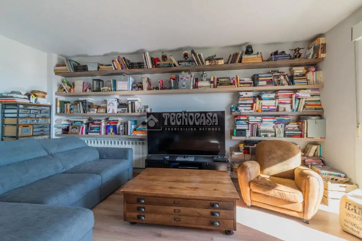 Wohnzimmer von Wohnung zum Verkauf in Arroyomolinos (Madrid) mit Klimaanlage, Heizung und Terrasse