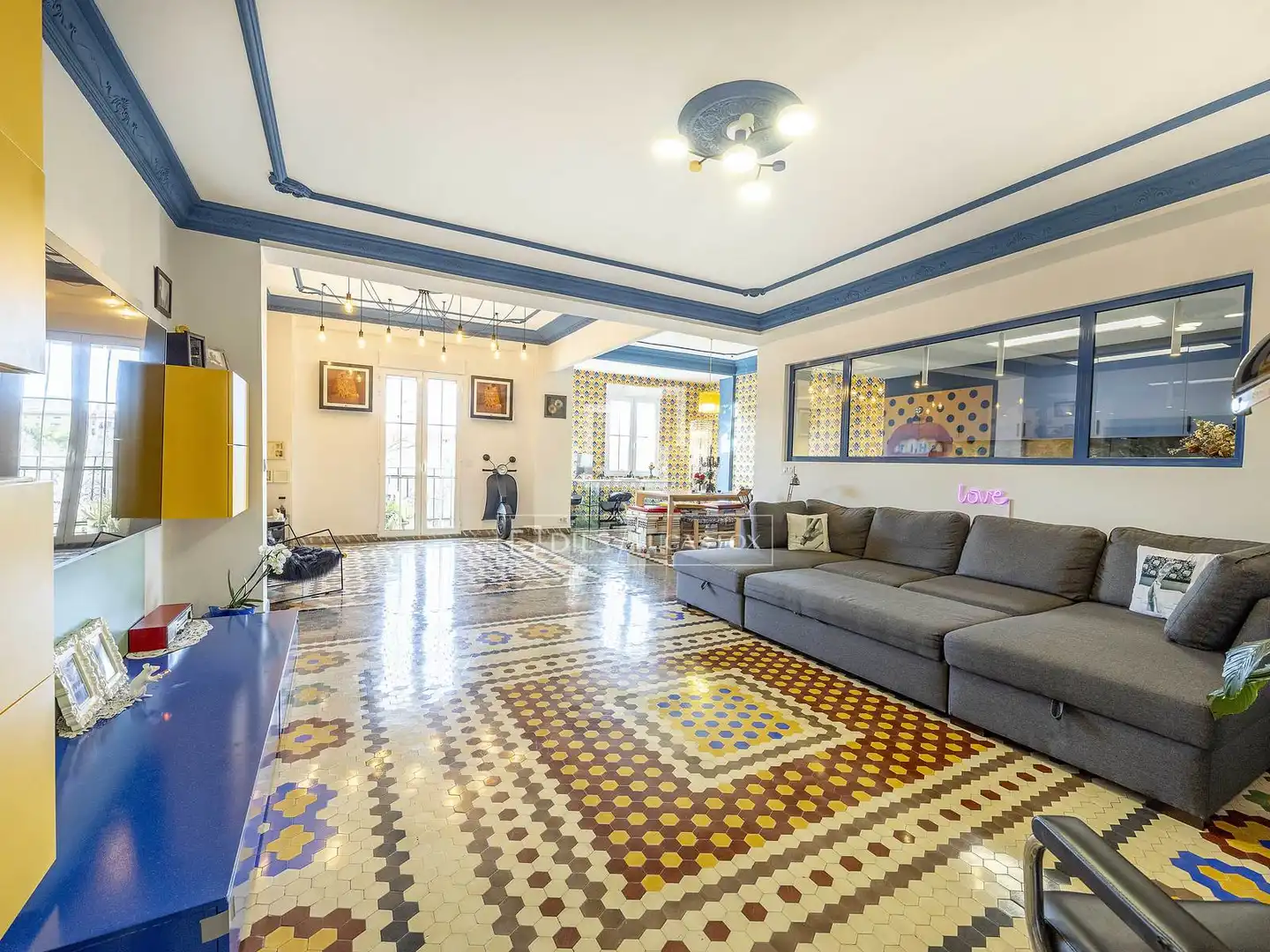 Sala d'estar de Pis de lloguer en Valencia amb Aire condicionat, Terrassa i Traster