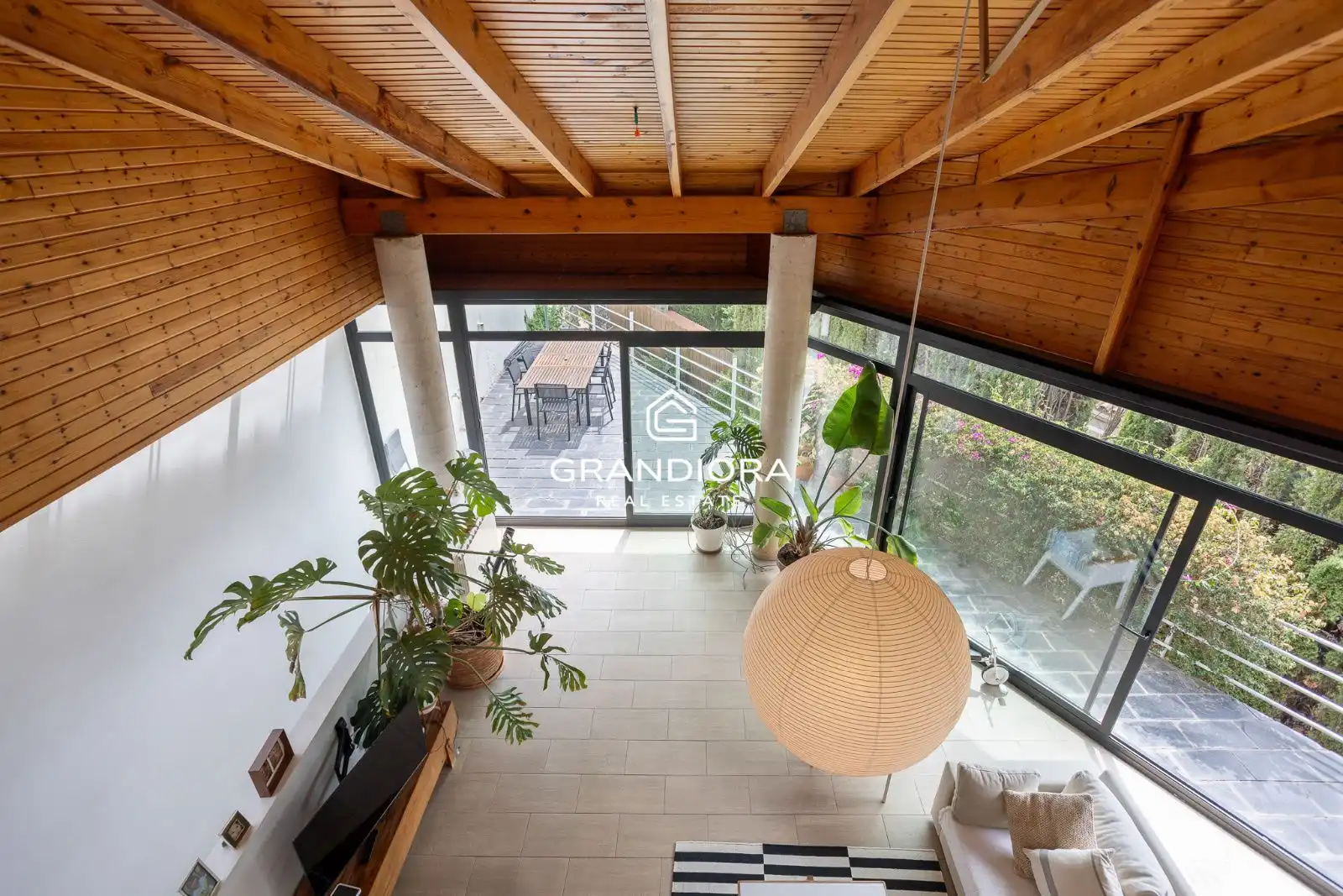 Living room of Houses for rent in Alella  with Swimming Pool