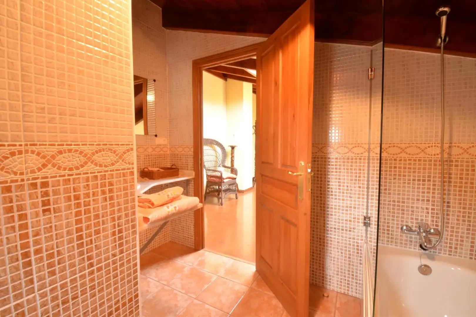 Baño de Casa o chalet en venta en Langreo con Calefacción, Jardín privado y Terraza