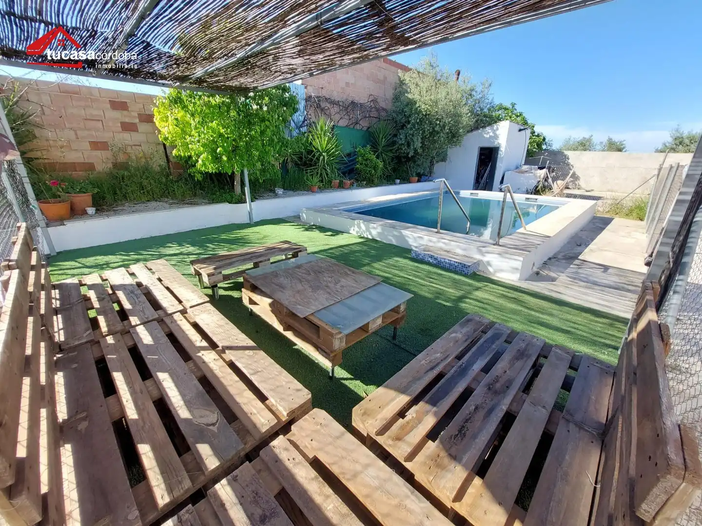 Terrassa de Finca rústica en venda en Montemayor amb Traster, Piscina i Moblat