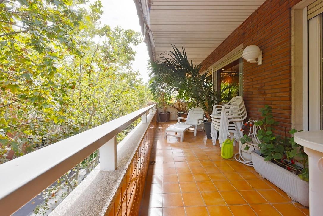 Terrace of Flat for sale in  Barcelona Capital  with Air Conditioner, Heating and Parquet flooring