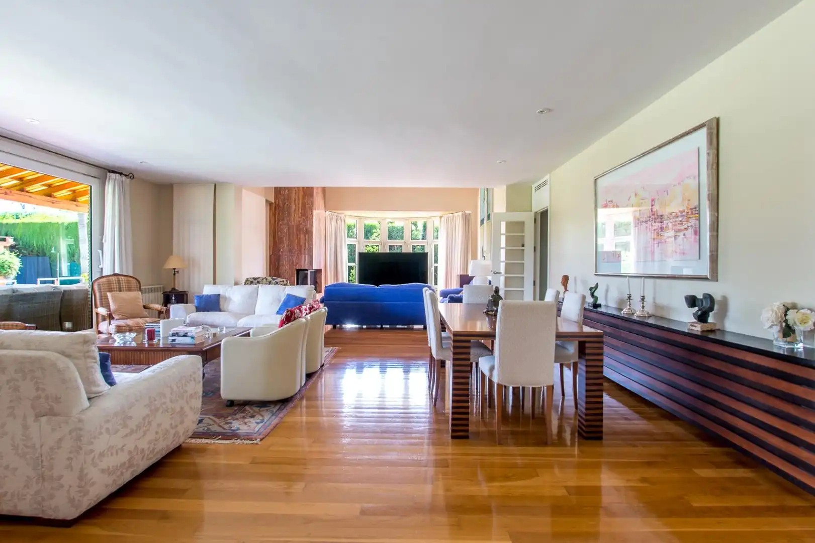 Sala d'estar de Casa o xalet en venda en Murcia amb Aire condicionat, Calefacció i Jardí privat
