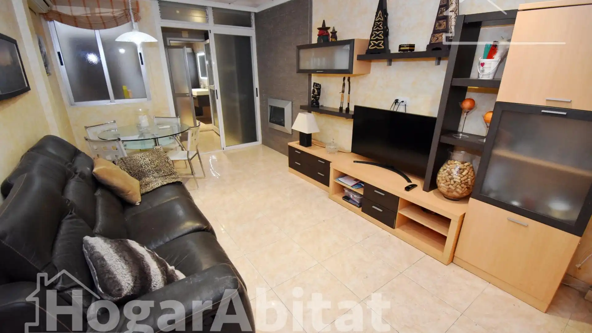 Living room of Houses for sale in Vila-real  with Air Conditioner, Terrace and Furnished