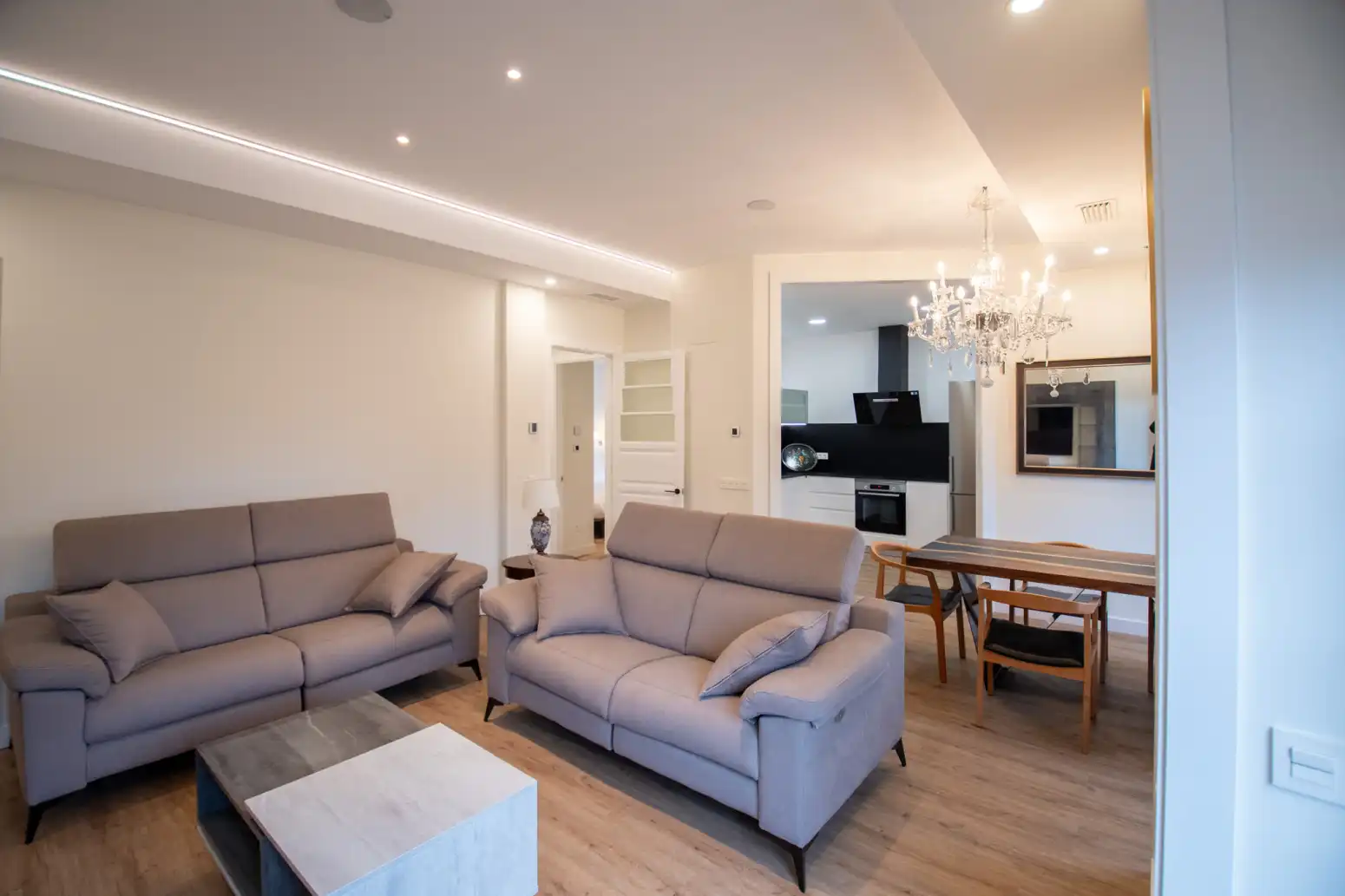 Sala de estar de Piso en venta en Villaviciosa con Calefacción, Terraza y Domótica