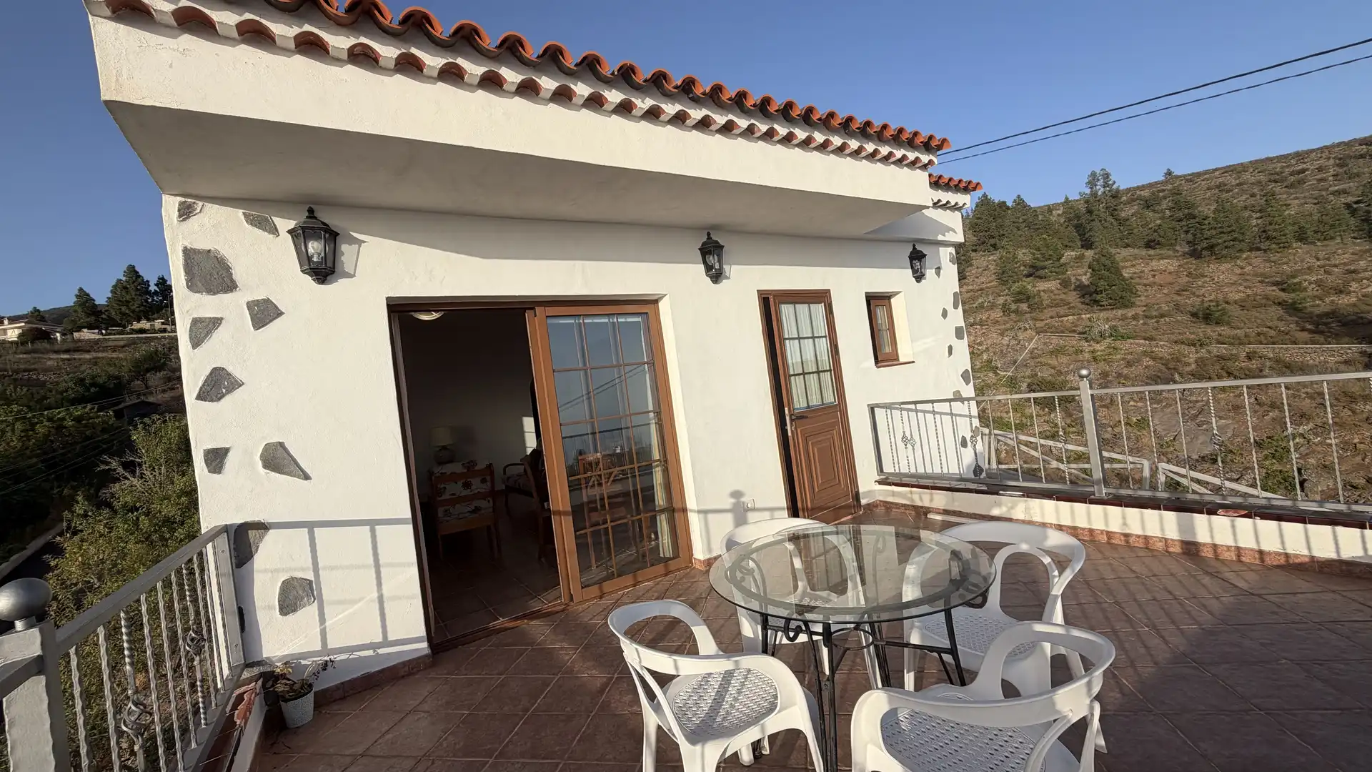 Terrace of Houses for rent in Adeje  with Private garden, Terrace and Furnished