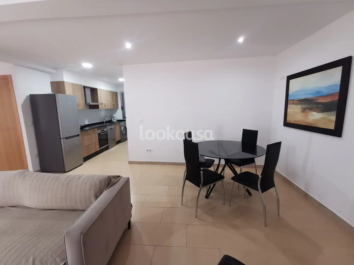 Sala d'estar de Pis en venda en Sanxenxo amb Calefacció, Moblat i Forn
