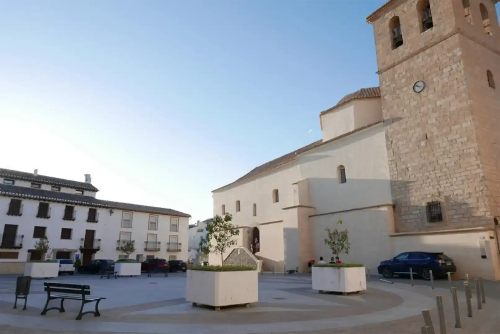 Vista exterior de Piso en venta en Benamaurel con Aire acondicionado, Parquet y Trastero