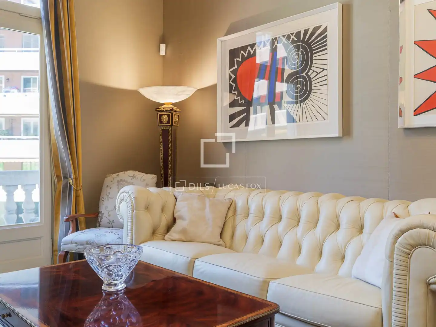 Living room of Flat for sale in Barcelona  with Air Conditioner, Heating and Furnished