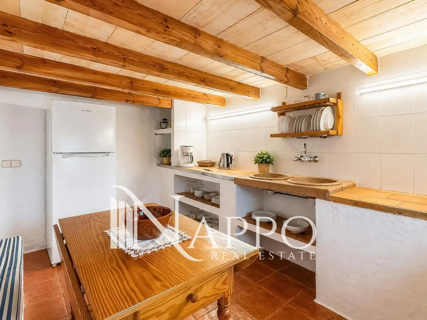 Kitchen of Houses for sale in Sóller  with Air Conditioner, Storage room and Swimming Pool