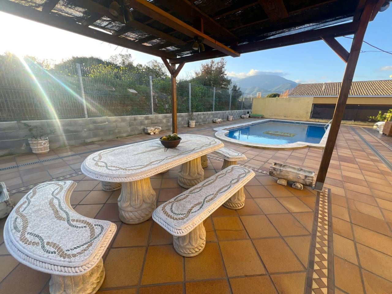 Terrace of House or chalet for sale in Riells i Viabrea  with Air Conditioner, Heating and Private garden