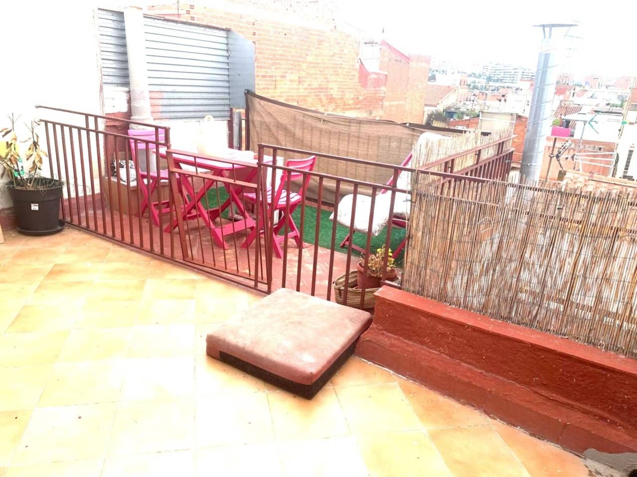 Terrace of Flat for sale in Terrassa  with Heating, Parquet flooring and Terrace