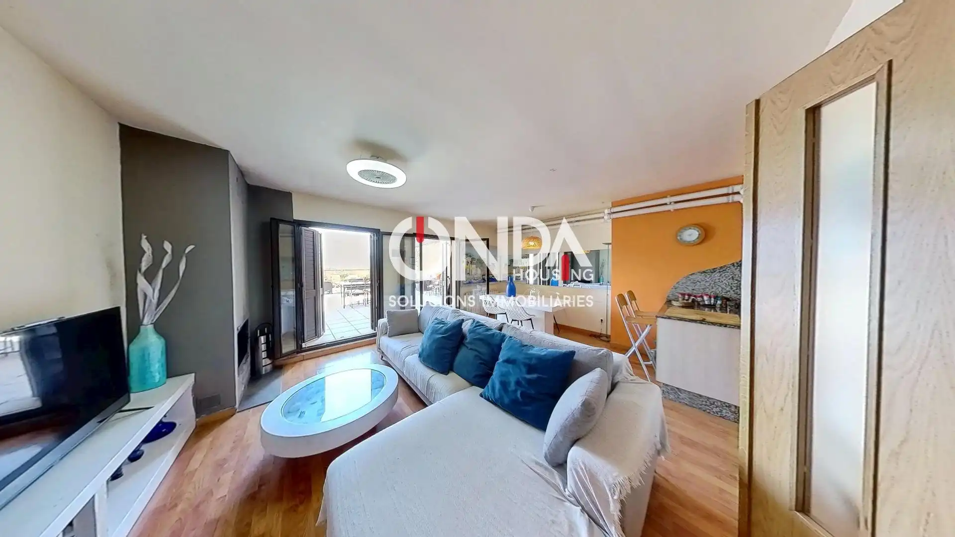 Sala d'estar de Dúplex en venda en Salàs de Pallars amb Calefacció, Parquet i Terrassa