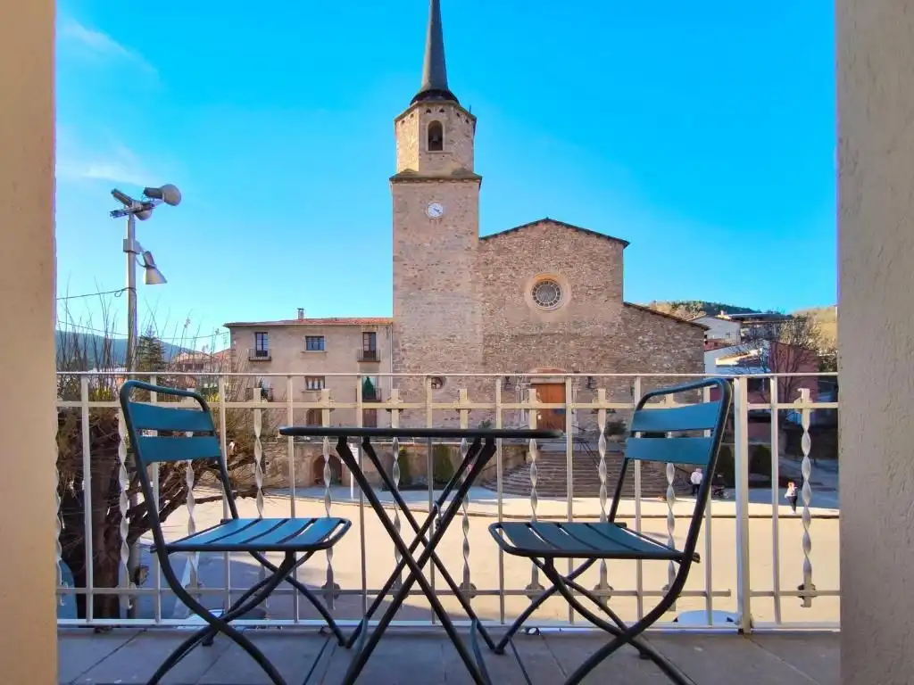 Terrasse von Wohnung zum Verkauf in Campdevànol mit Heizung, Terrasse und Möbliert