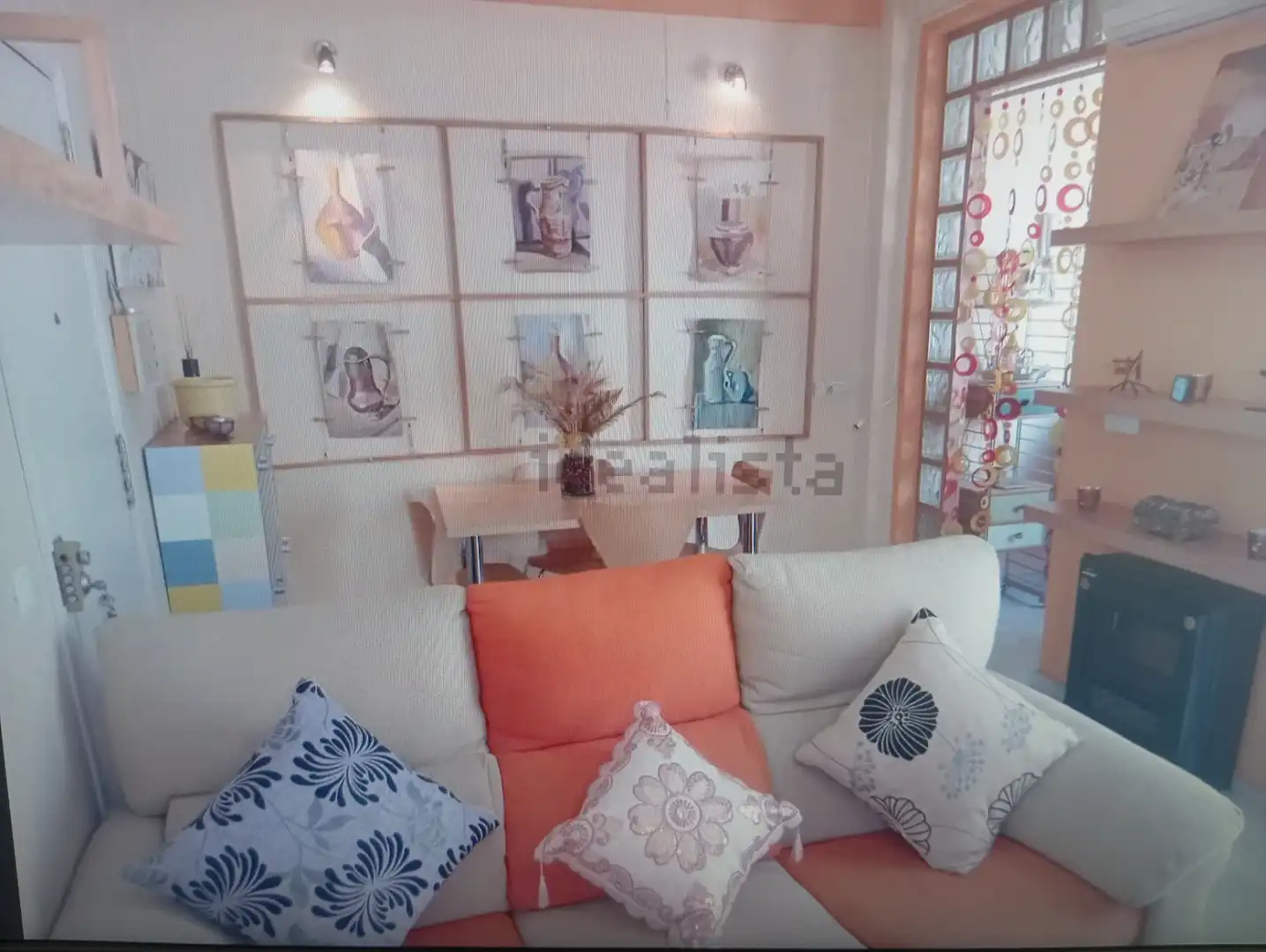 Wohnzimmer von Wohnung zur Miete in Sevilla mit Klimaanlage, Heizung und Möbliert