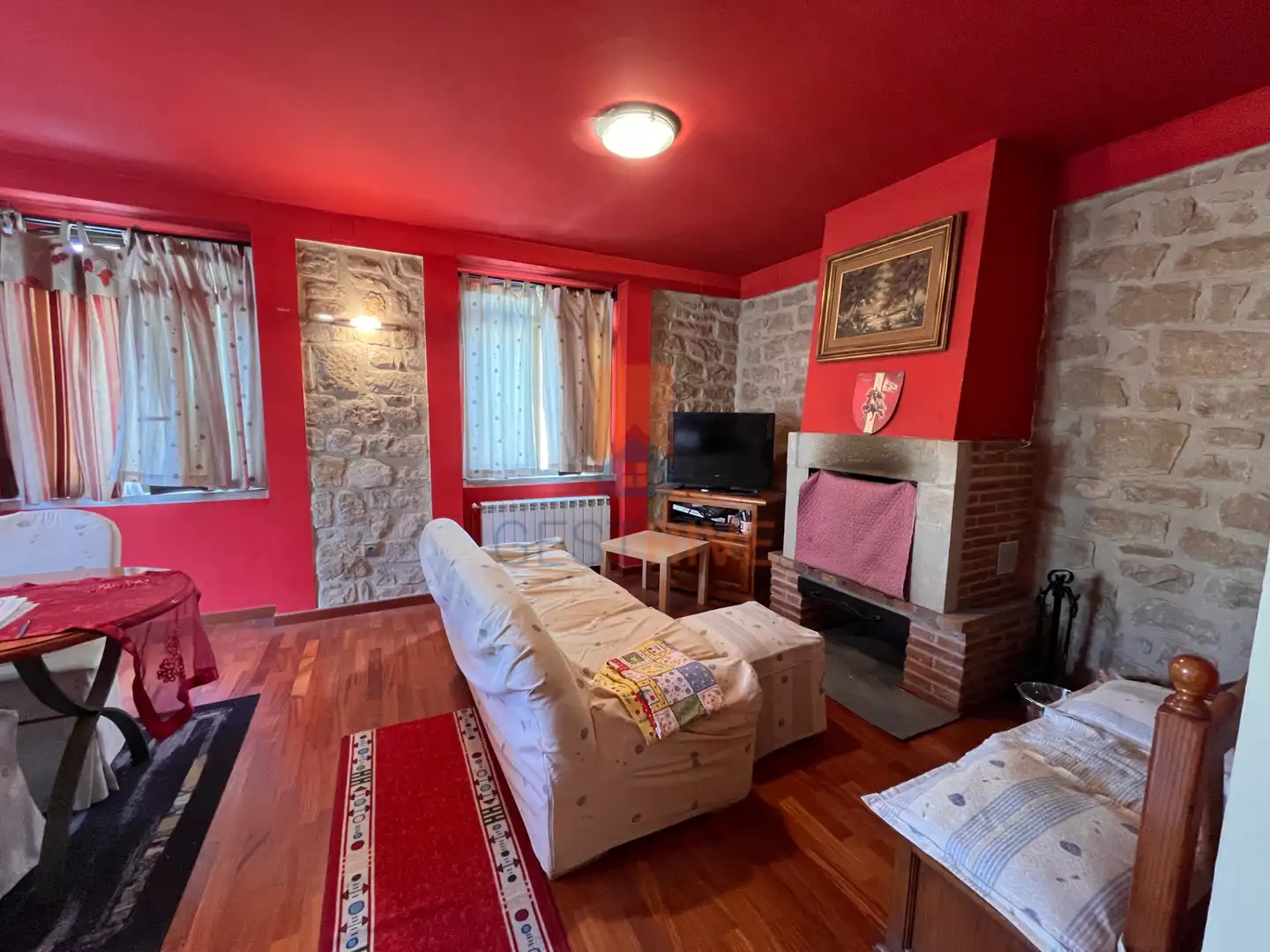 Sala de estar de Casa o chalet en venta en Cervià de Les Garrigues con Calefacción, Jardín privado y Amueblado