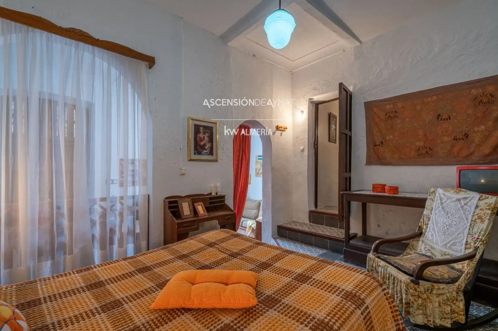 Bedroom of Houses for sale in Alhabia  with Furnished