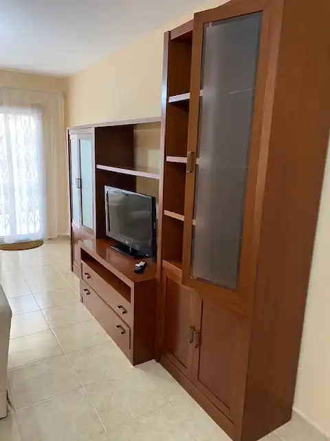 Sala de estar de Piso de alquiler en Miño con Calefacción, Jardín privado y Trastero