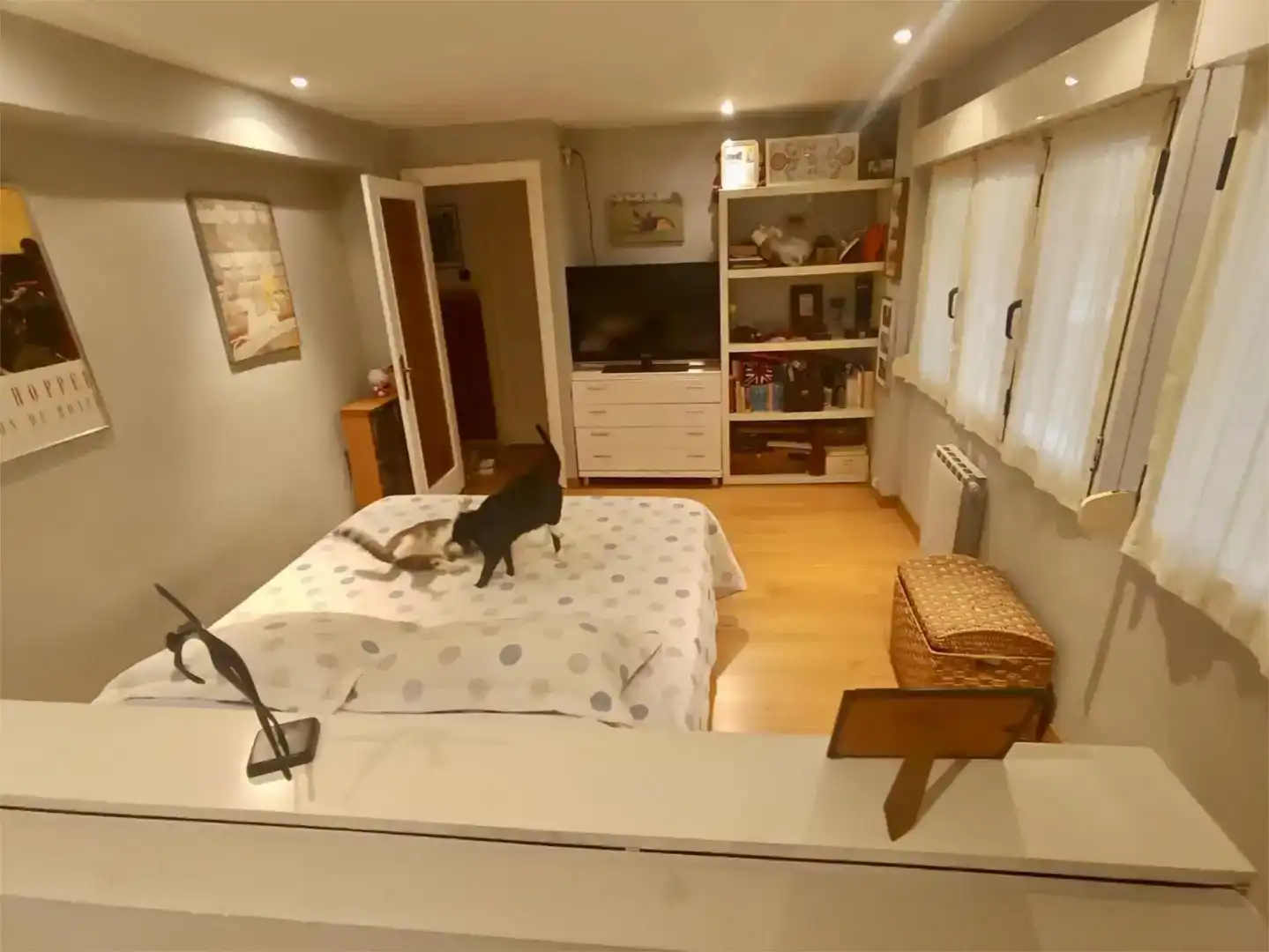 Bedroom of Flat for sale in Gijón 